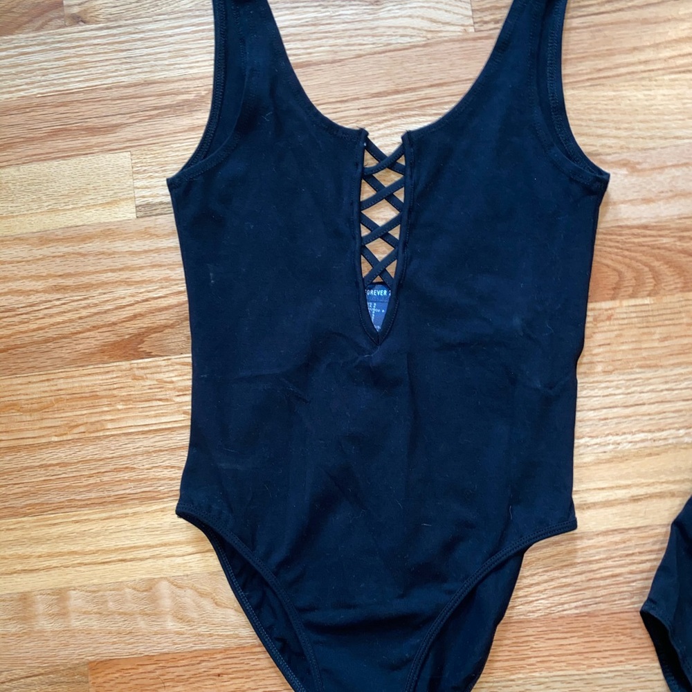 Forever 21 crossfront bodysuit